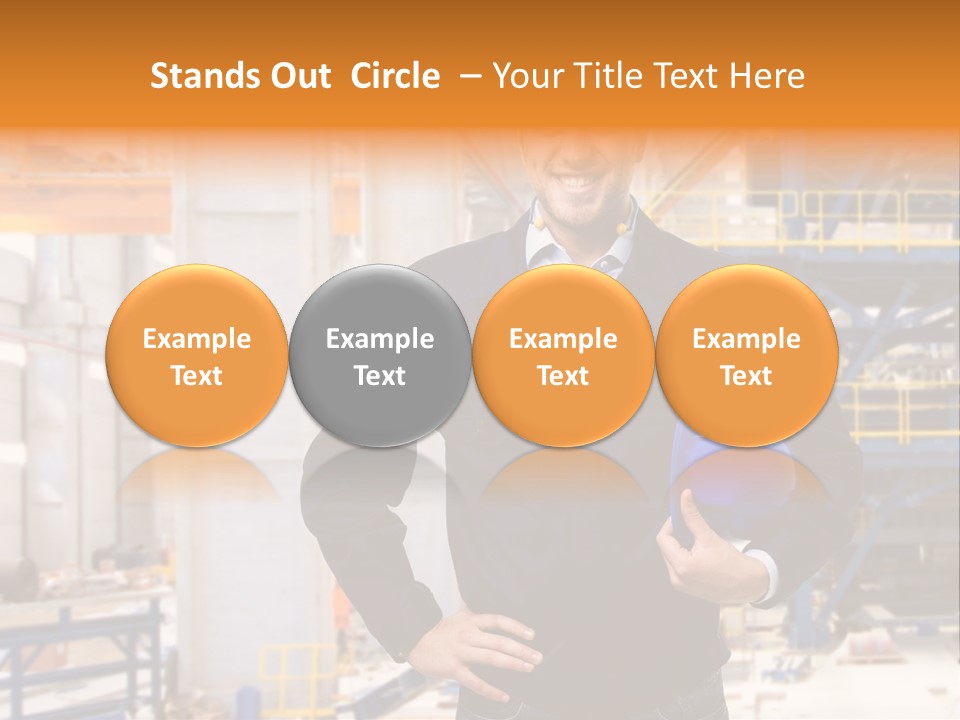 Gas Helmet Male PowerPoint Template