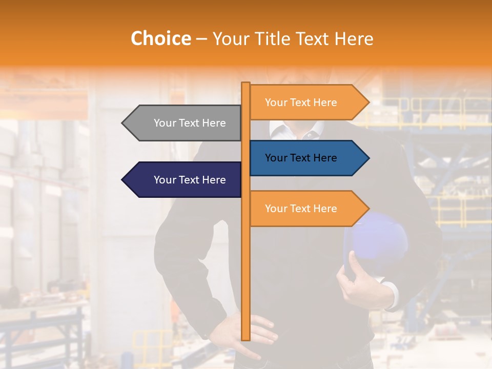 Gas Helmet Male PowerPoint Template