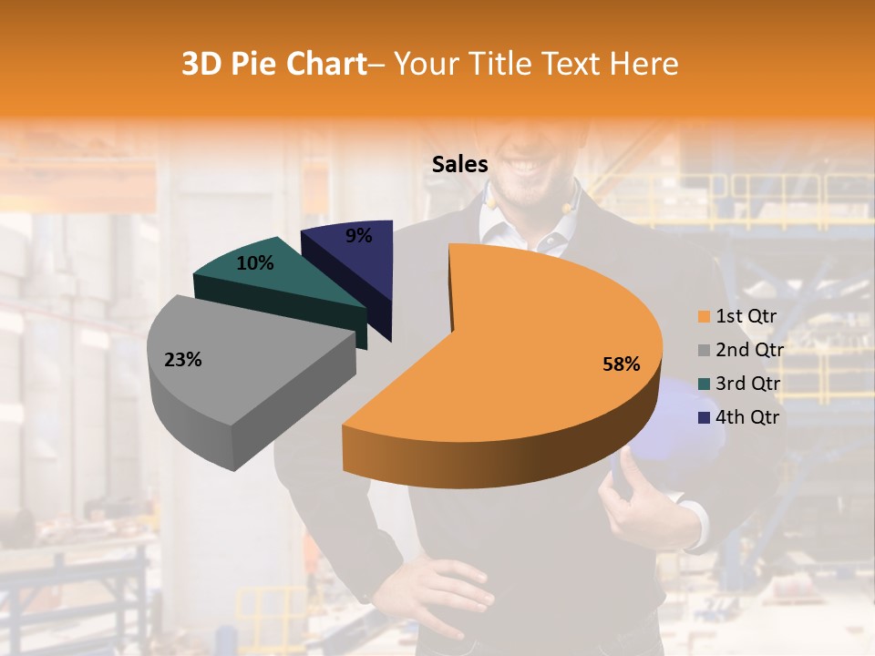 Gas Helmet Male PowerPoint Template