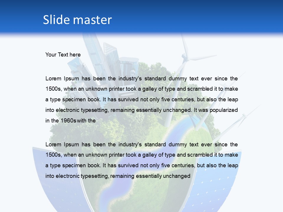 Planet Green Alternative PowerPoint Template
