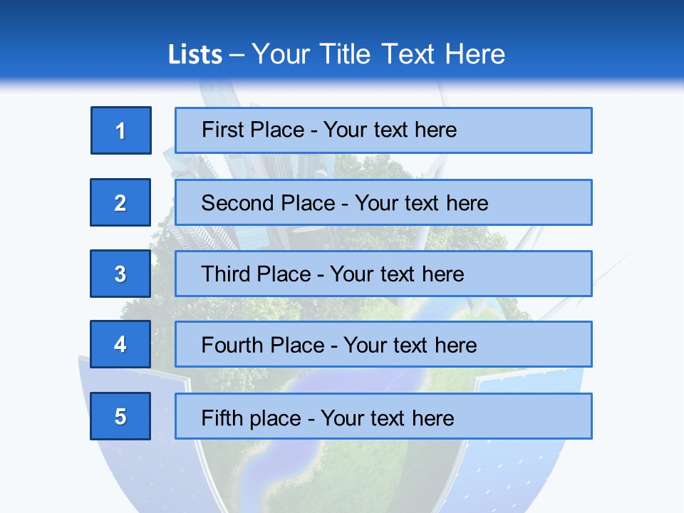 Planet Green Alternative PowerPoint Template