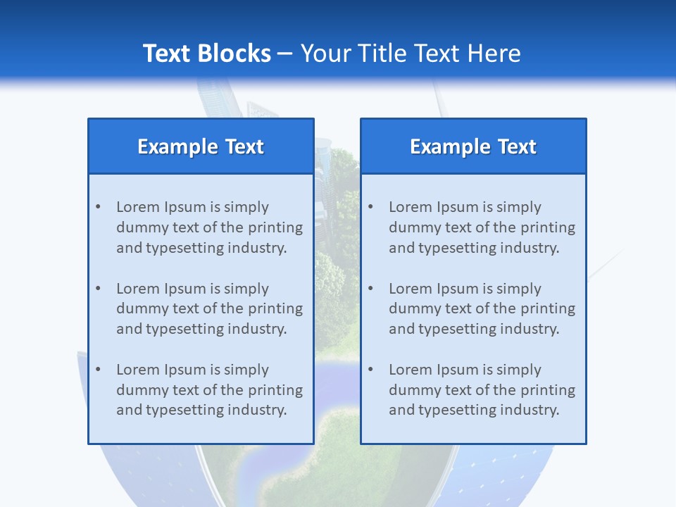 Planet Green Alternative PowerPoint Template