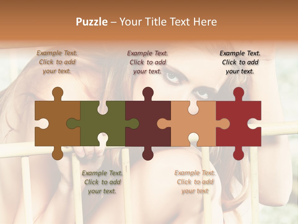 Portrait Look Lifestyle PowerPoint Template