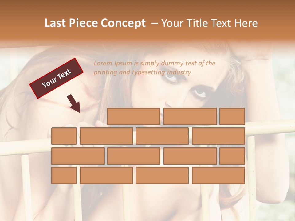 Portrait Look Lifestyle PowerPoint Template
