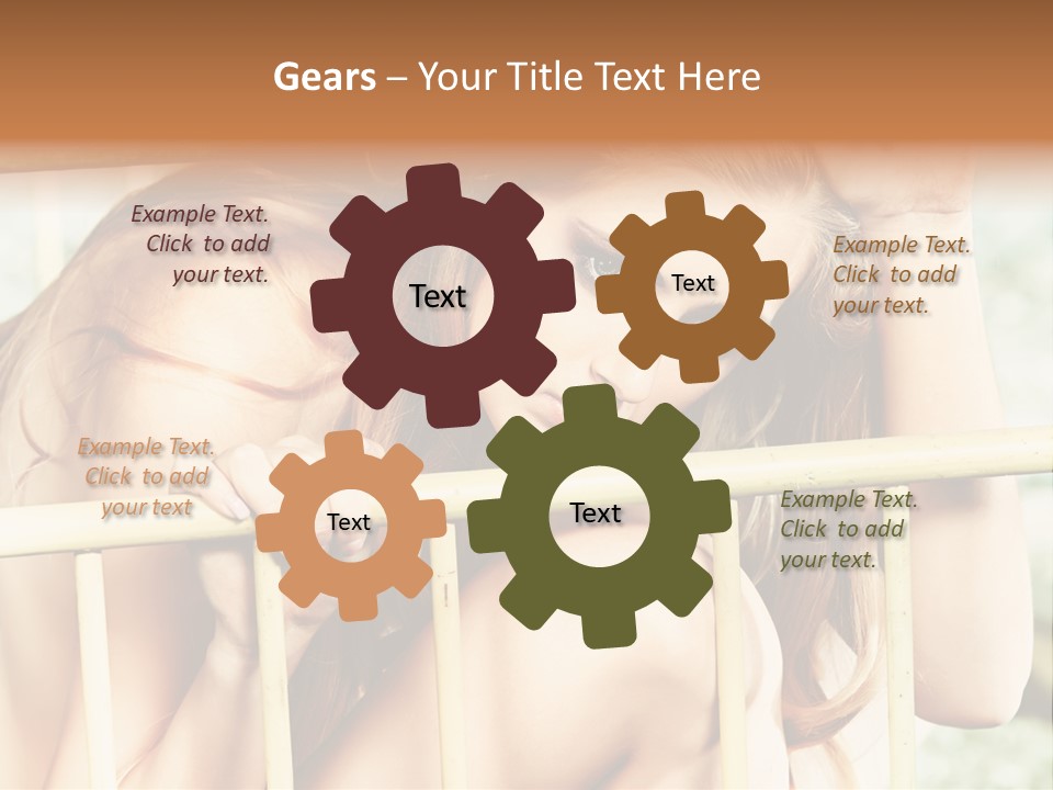 Portrait Look Lifestyle PowerPoint Template