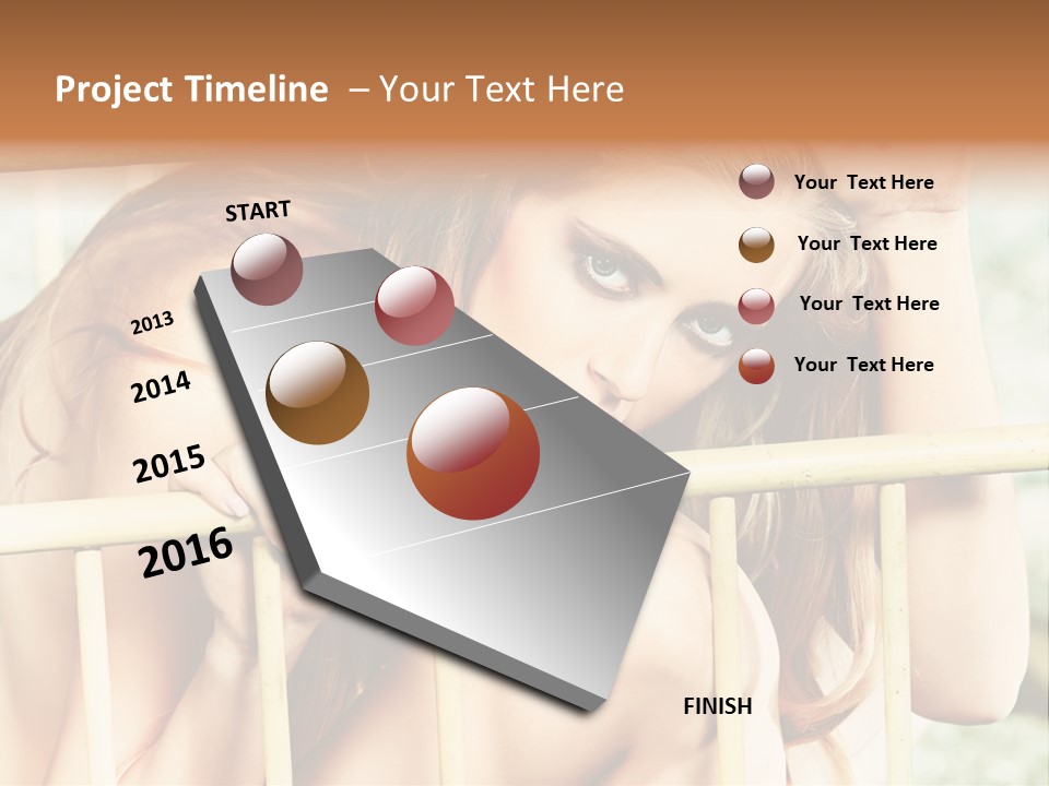 Portrait Look Lifestyle PowerPoint Template