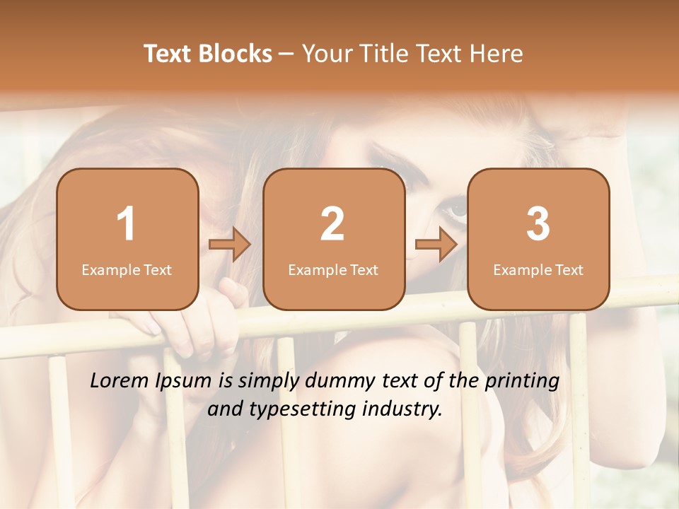 Portrait Look Lifestyle PowerPoint Template