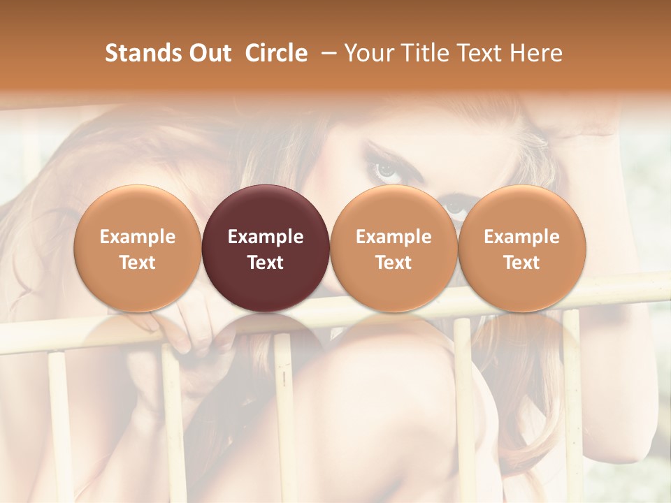 Portrait Look Lifestyle PowerPoint Template
