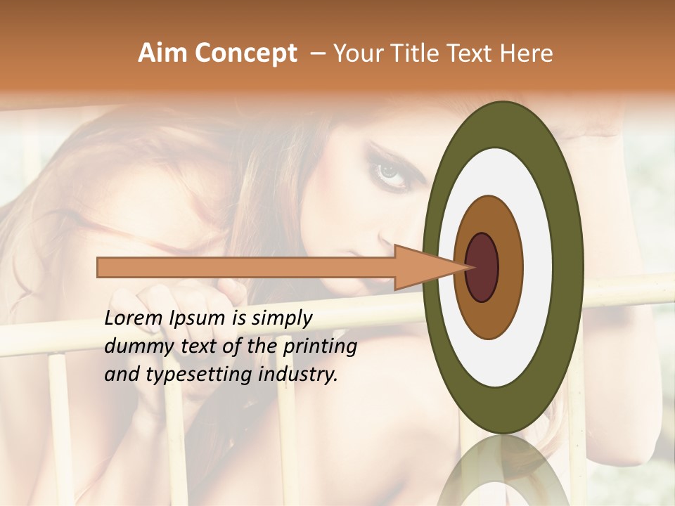 Portrait Look Lifestyle PowerPoint Template