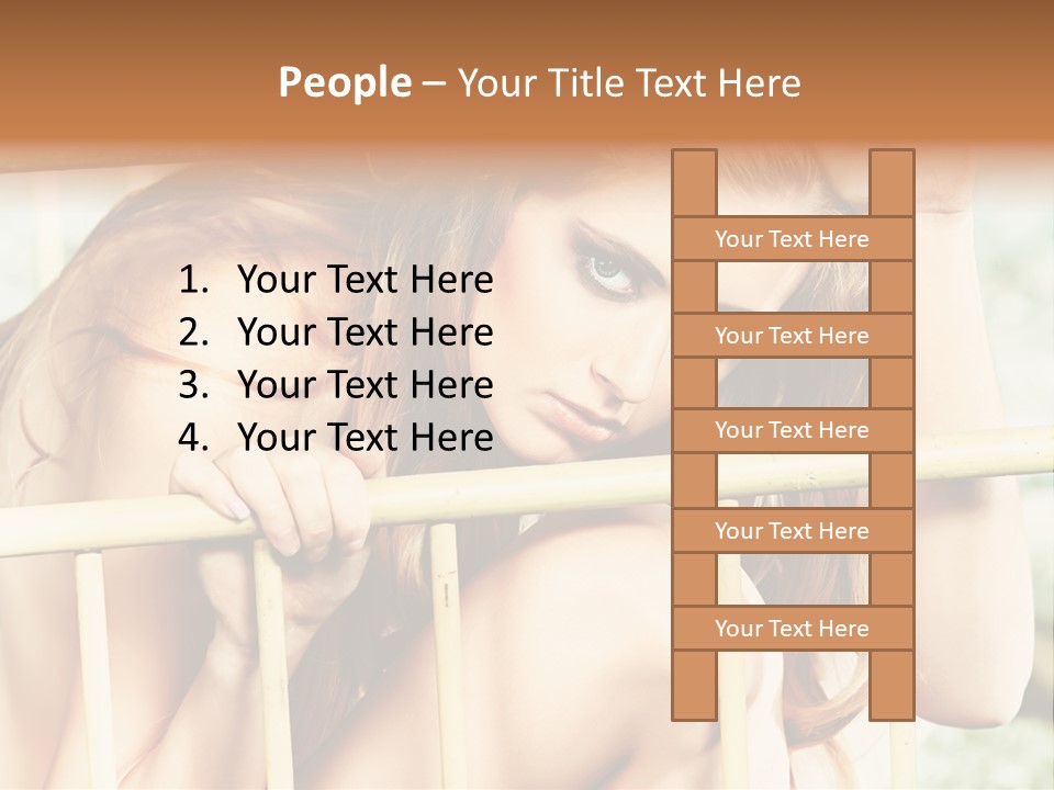 Portrait Look Lifestyle PowerPoint Template