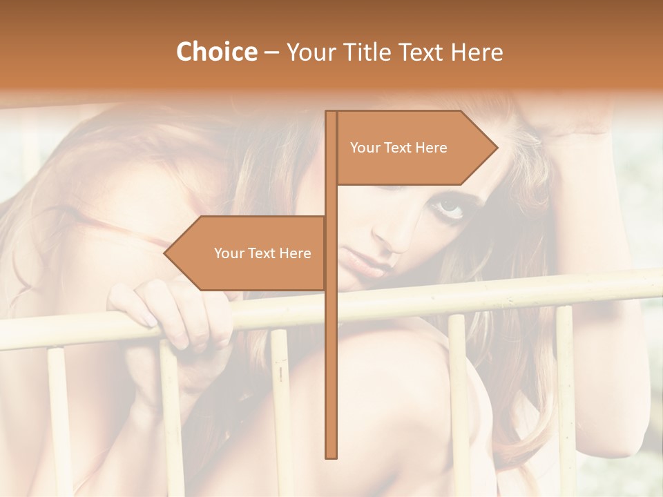 Portrait Look Lifestyle PowerPoint Template