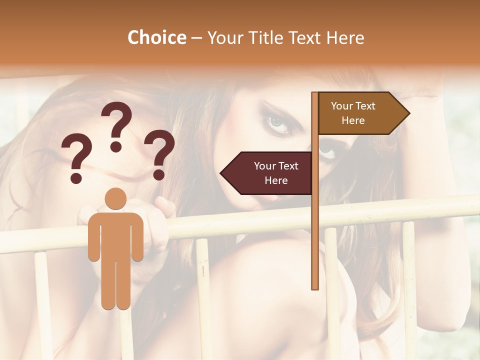Portrait Look Lifestyle PowerPoint Template