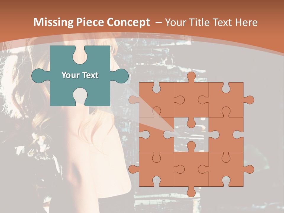 Person Forlorn Alone PowerPoint Template