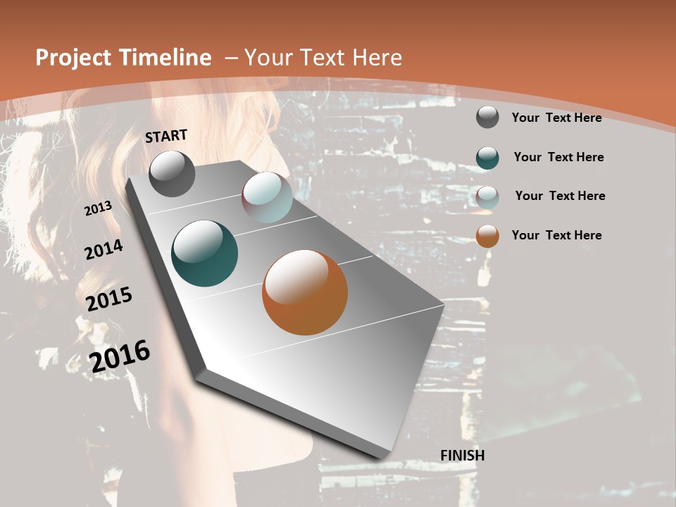 Person Forlorn Alone PowerPoint Template