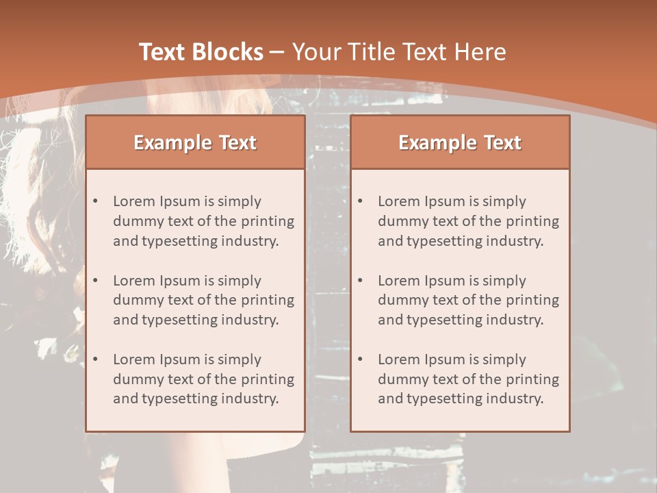 Person Forlorn Alone PowerPoint Template