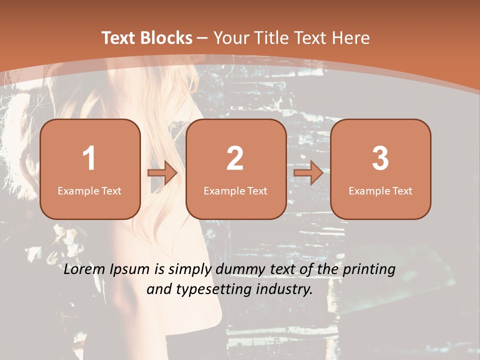 Person Forlorn Alone PowerPoint Template