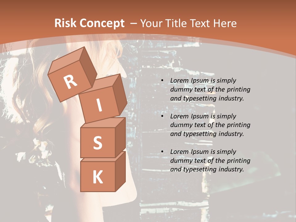 Person Forlorn Alone PowerPoint Template