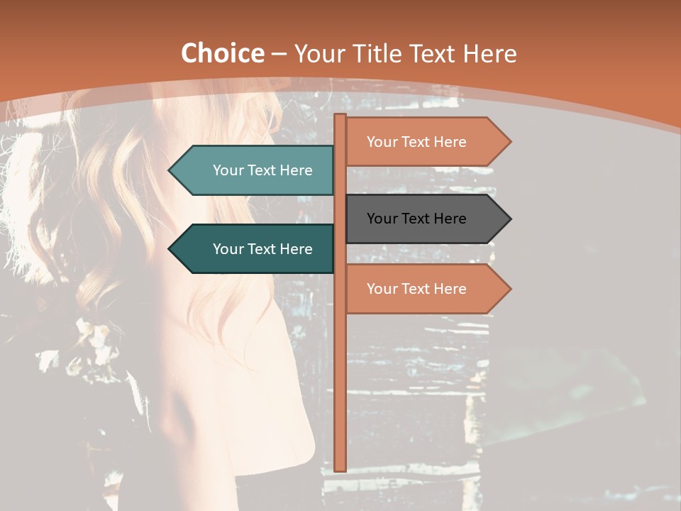 Person Forlorn Alone PowerPoint Template