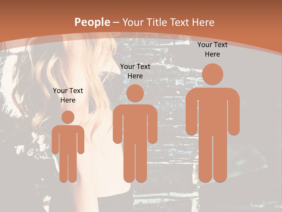 Person Forlorn Alone PowerPoint Template