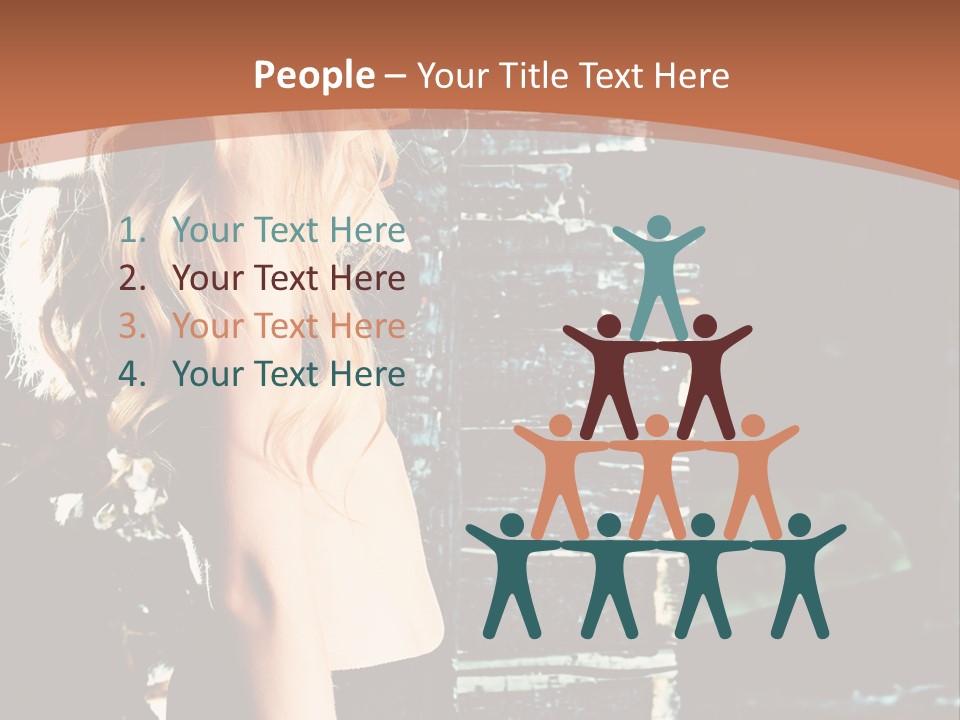 Person Forlorn Alone PowerPoint Template