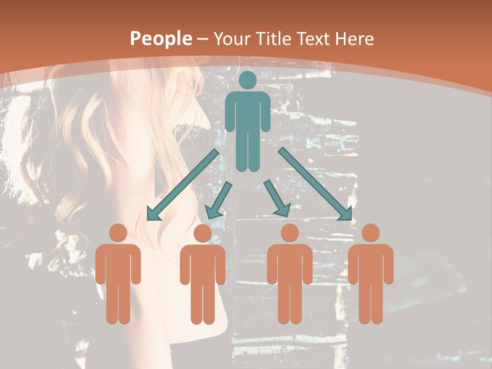 Person Forlorn Alone PowerPoint Template