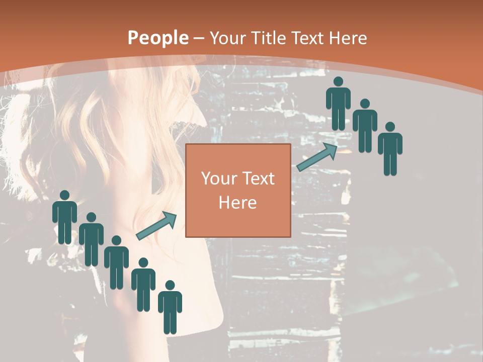 Person Forlorn Alone PowerPoint Template