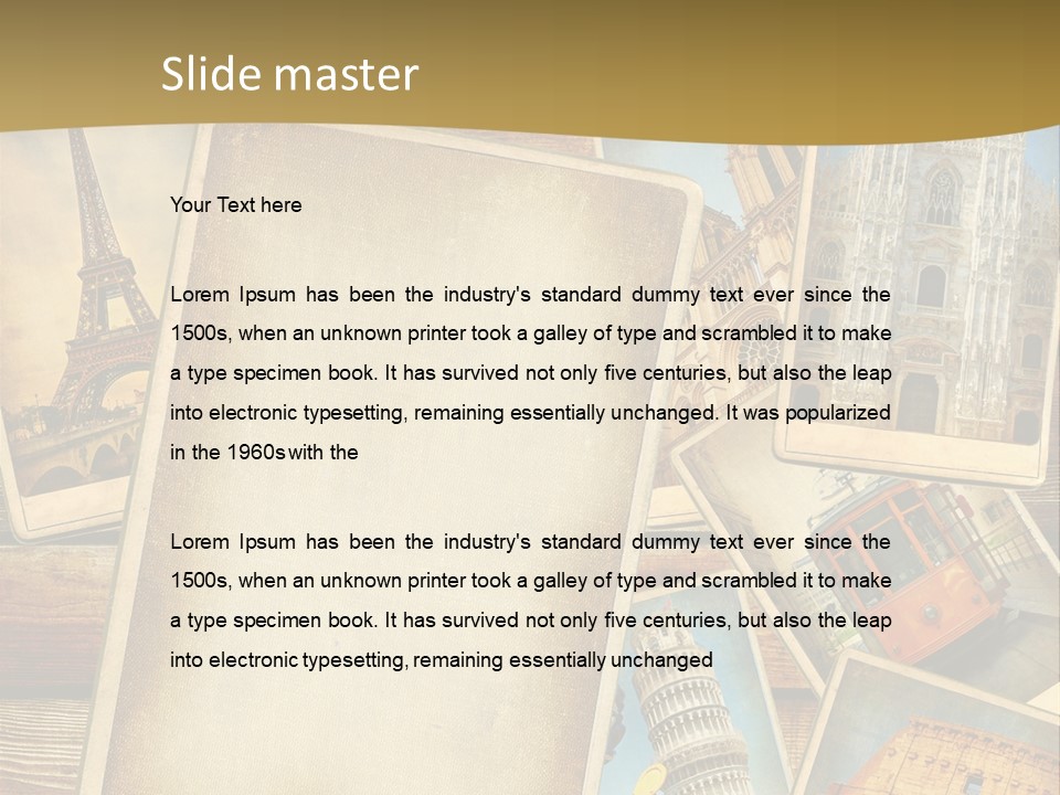 Romantic Clip Art Concept PowerPoint Template