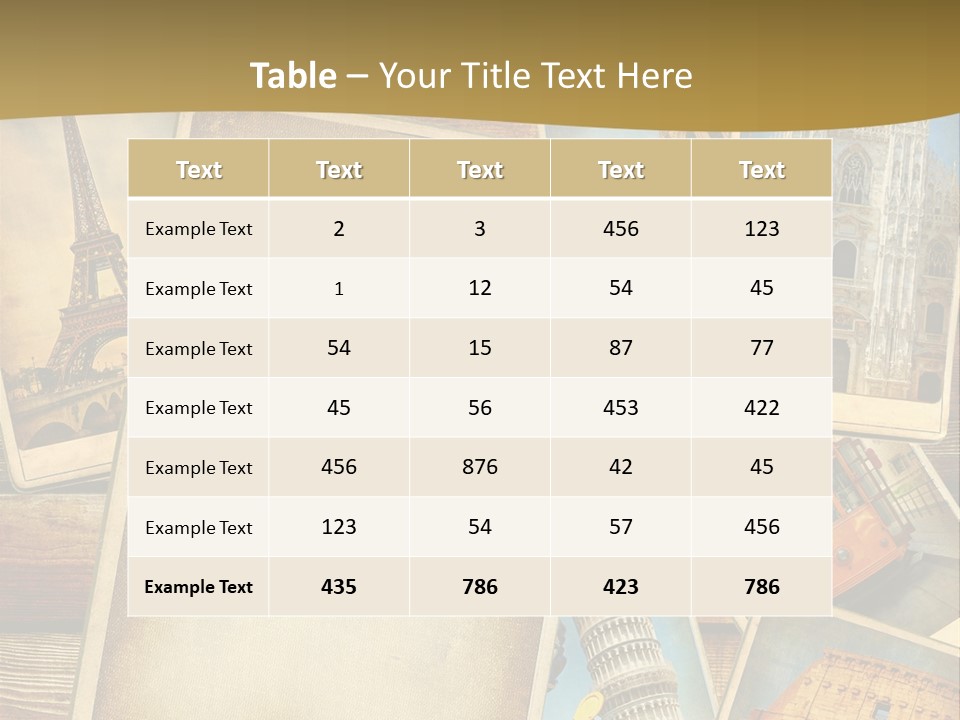 Romantic Clip Art Concept PowerPoint Template