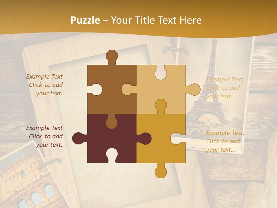 Romantic Tour Sightseeing PowerPoint Template