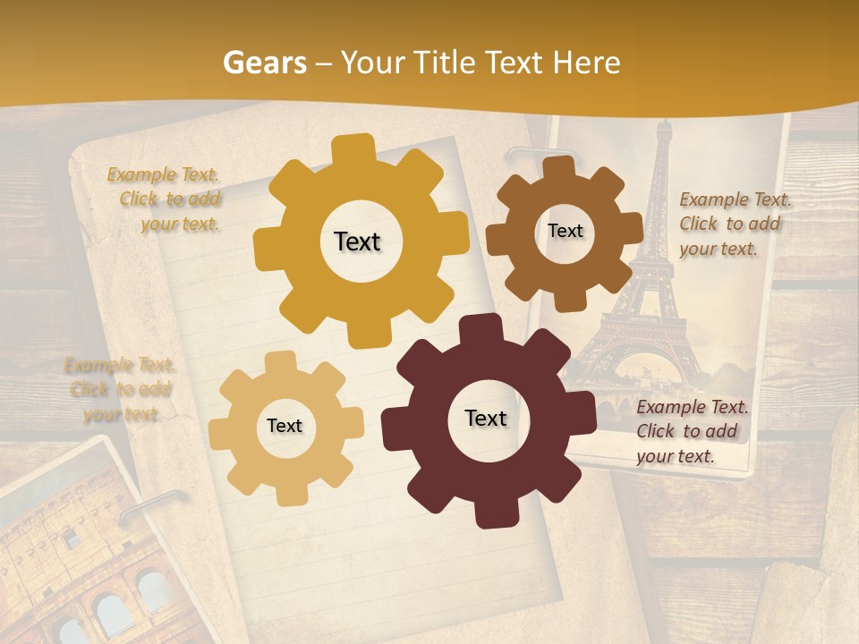 Romantic Tour Sightseeing PowerPoint Template