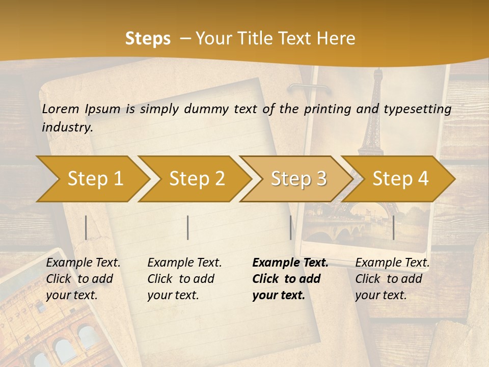 Romantic Tour Sightseeing PowerPoint Template