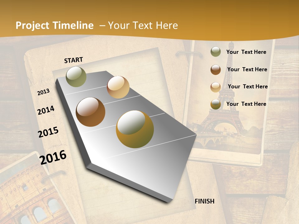 Romantic Tour Sightseeing PowerPoint Template