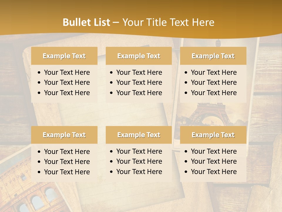 Romantic Tour Sightseeing PowerPoint Template