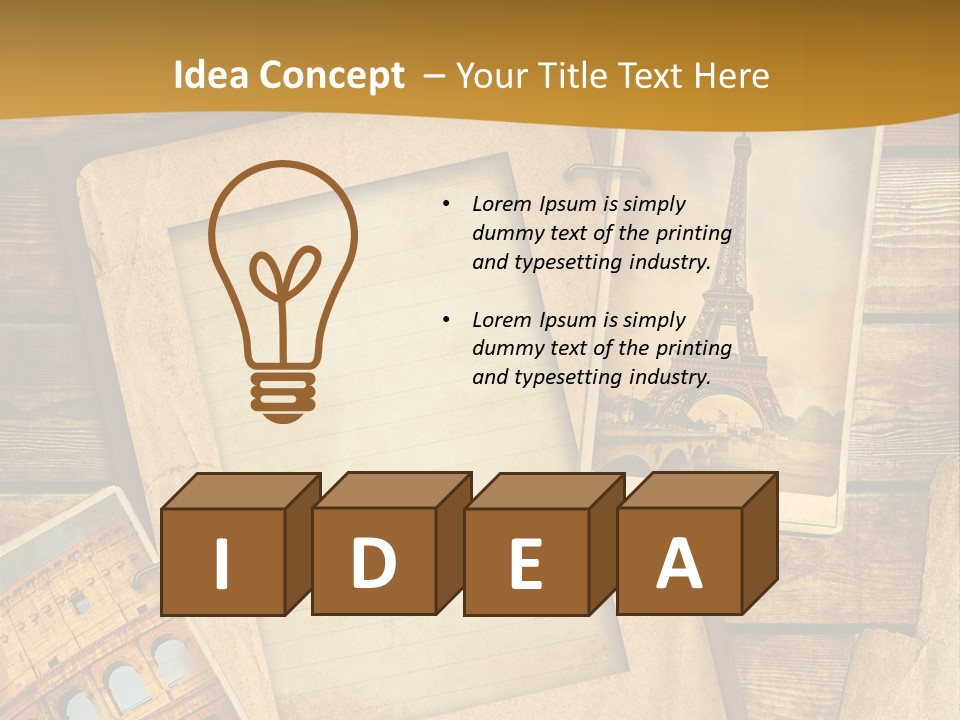 Romantic Tour Sightseeing PowerPoint Template