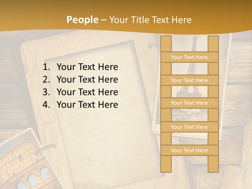 Romantic Tour Sightseeing PowerPoint Template