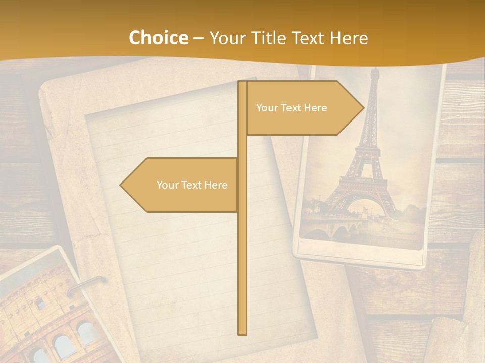 Romantic Tour Sightseeing PowerPoint Template