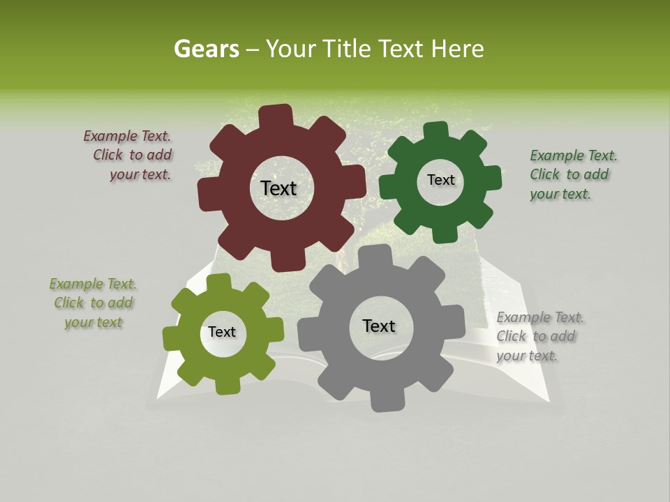 Data Imaginary Objects PowerPoint Template