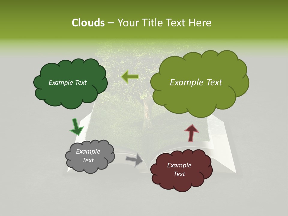 Data Imaginary Objects PowerPoint Template