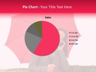 Red Happy Laughing PowerPoint Template