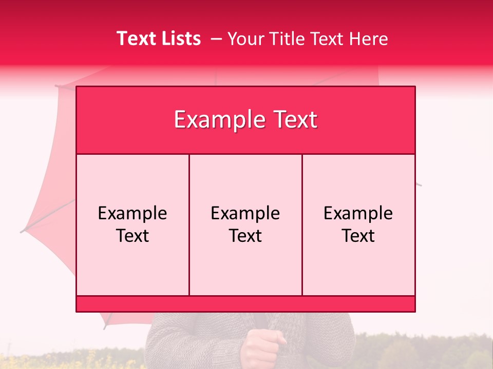 Red Happy Laughing PowerPoint Template