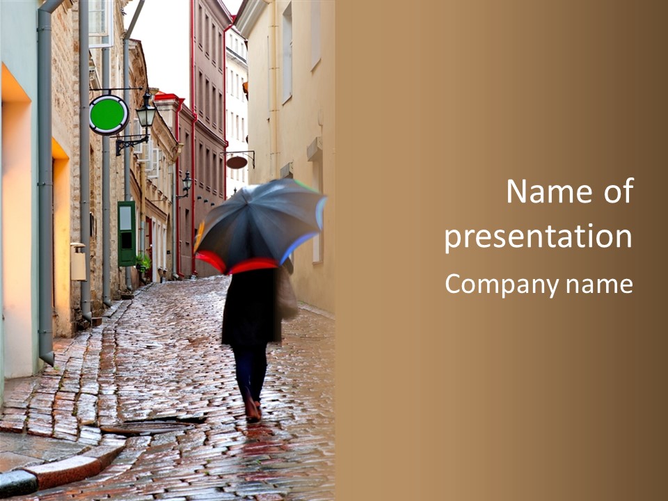 Old Town Nobody Capital PowerPoint Template