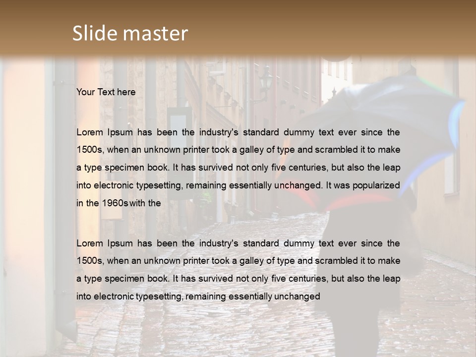 Old Town Nobody Capital PowerPoint Template