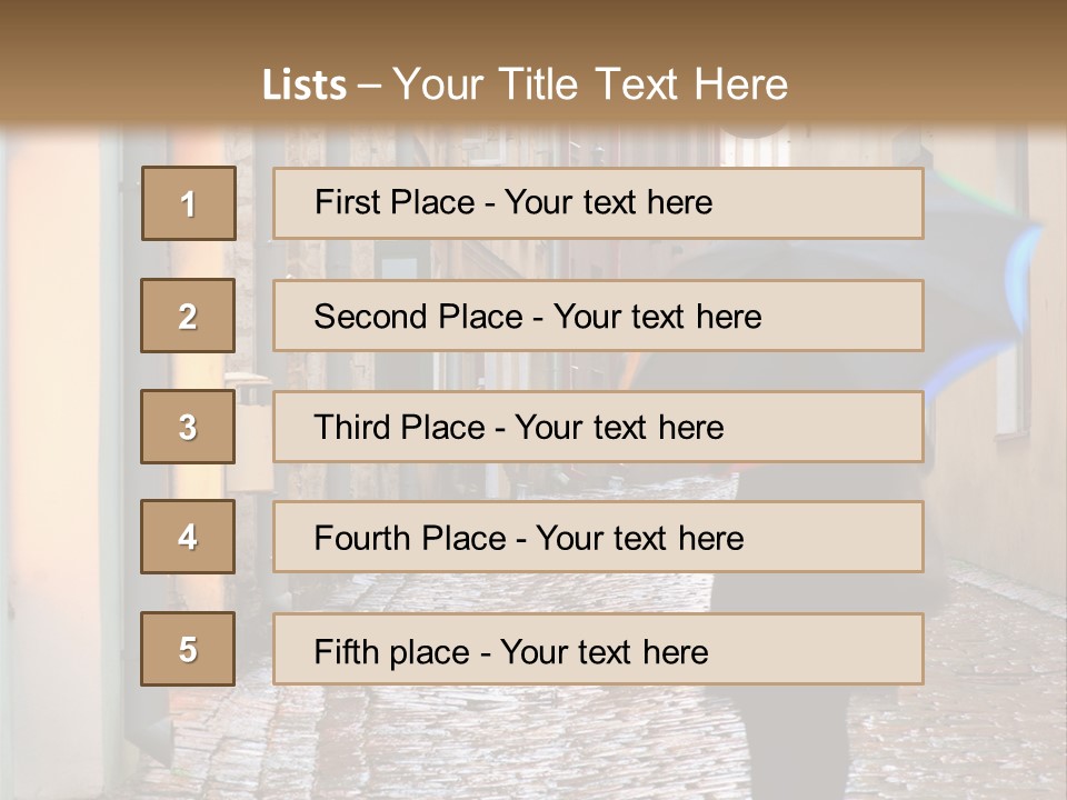 Old Town Nobody Capital PowerPoint Template