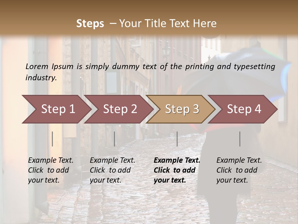 Old Town Nobody Capital PowerPoint Template