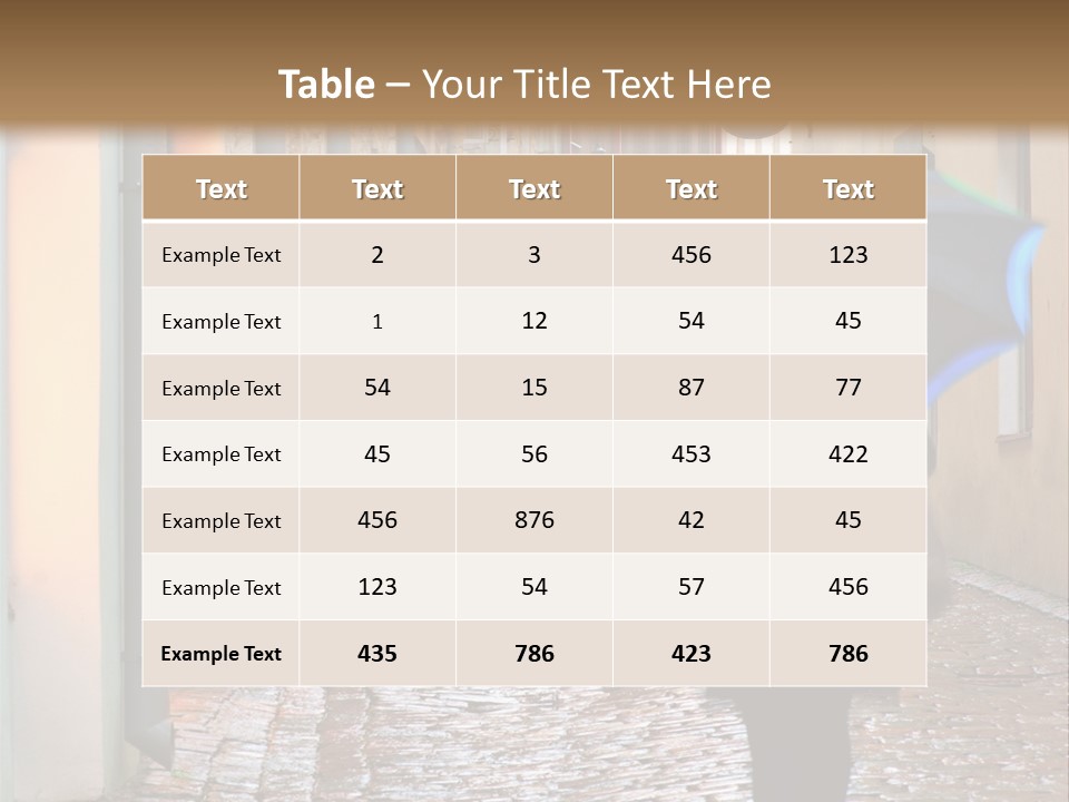 Old Town Nobody Capital PowerPoint Template