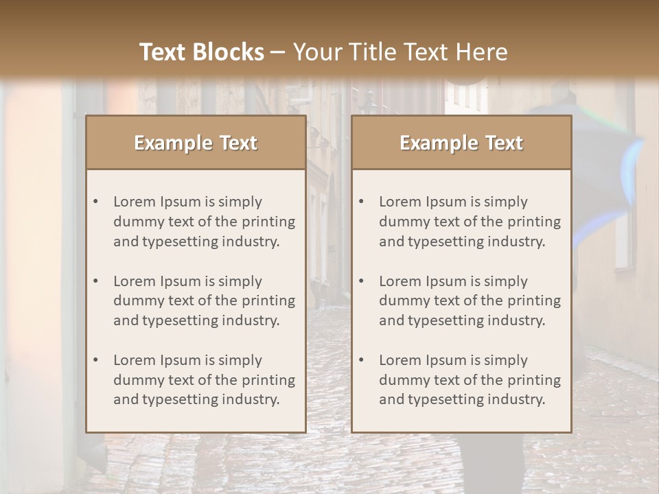 Old Town Nobody Capital PowerPoint Template