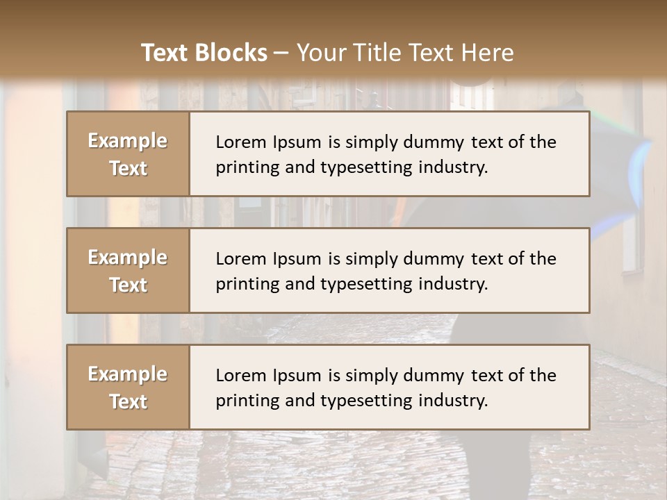 Old Town Nobody Capital PowerPoint Template