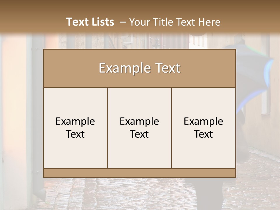 Old Town Nobody Capital PowerPoint Template