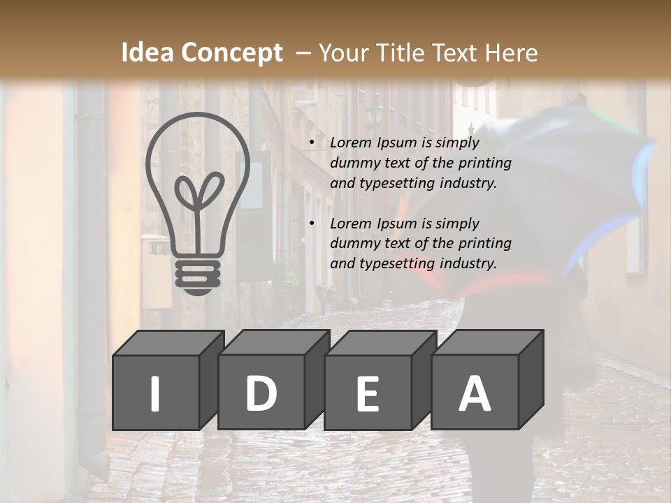 Old Town Nobody Capital PowerPoint Template