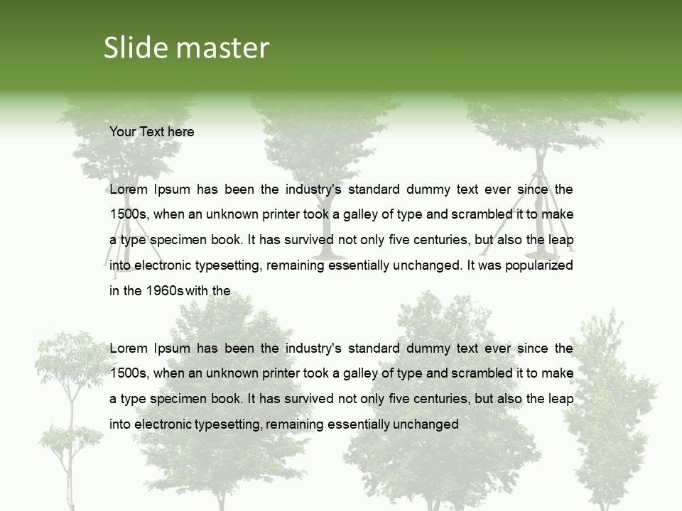 Human Group Chair PowerPoint Template